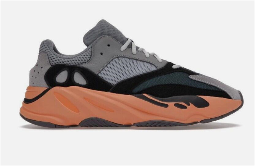 Men's Orange Yeezy Boost 700 Wash Shoes 010